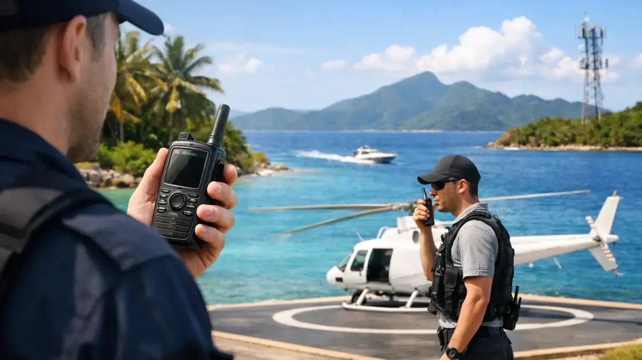Hytera PoC Radio System for Island Operations