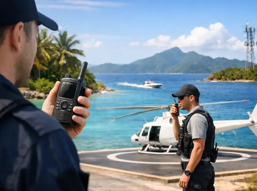 Hytera PoC Radio System for Island Operations