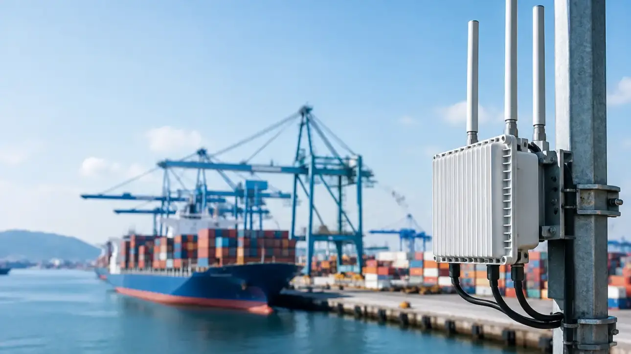 Port Wireless Network Example for Reliable Coverage